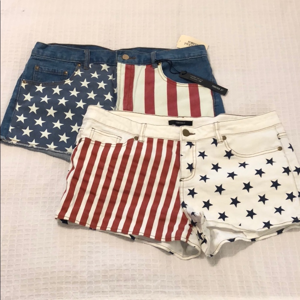 American Flag Shorts - 4th of July